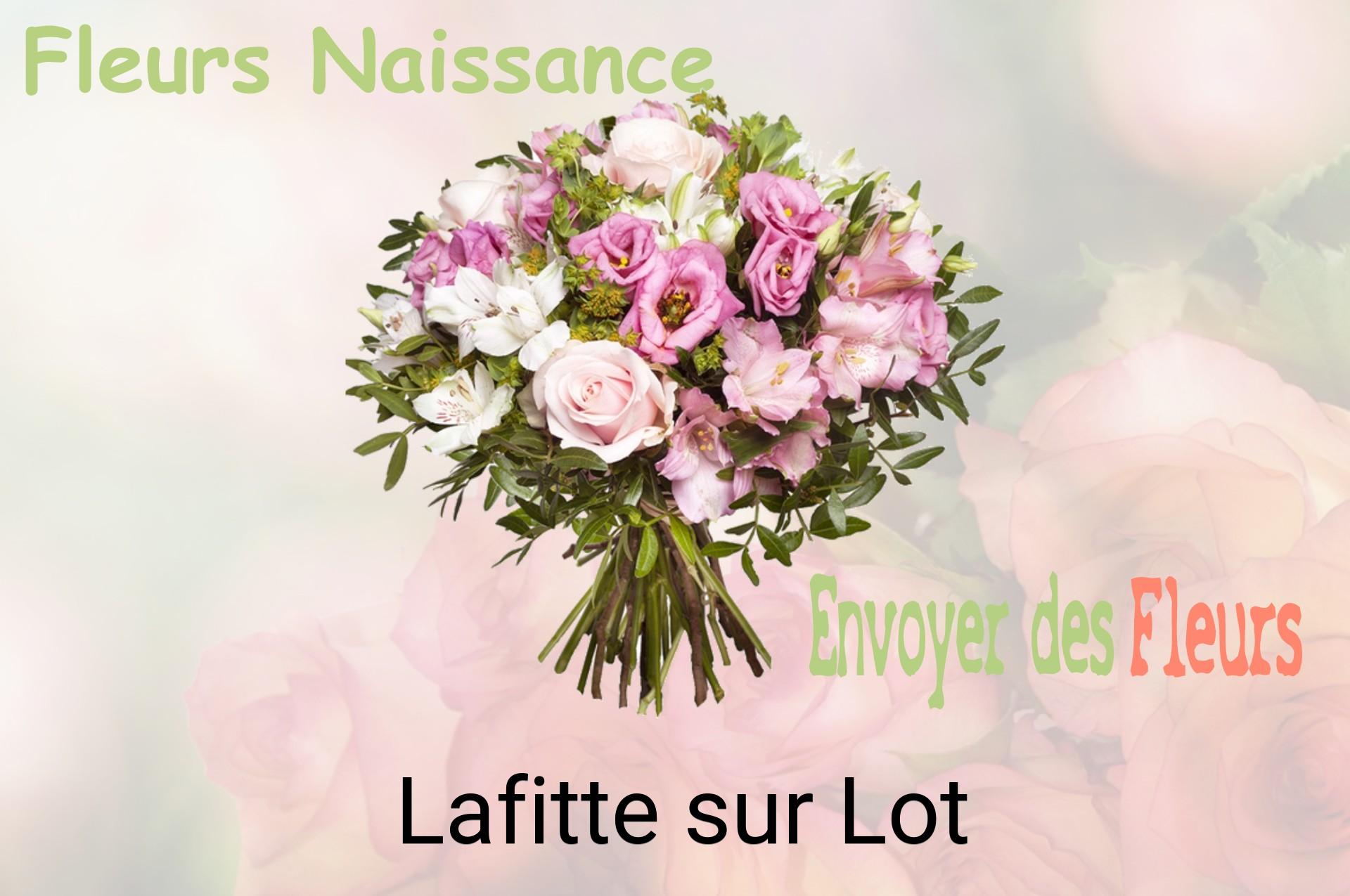Bouquet de fleurs de naissance livré à Lafitte-sur-Lot
